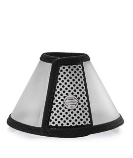 Depets Adjustable Recovery Pet Cone E-Collar for Cats Puppy Rabbit, Plastic Elizabeth Protective Collar Wound Healing Practical Neck Cover, Small & Medium