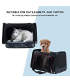 A4Pet Airline Approved Cat Carrier Dog Carriers,Removable Soft-Sided Portable Pet Travel Washable Carrier for Kittens,Puppies,Rabbit,Hamsters