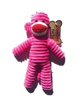 Dan Dee Only The Best For My Dog Pet Sock Monkey Toy (Pink)
