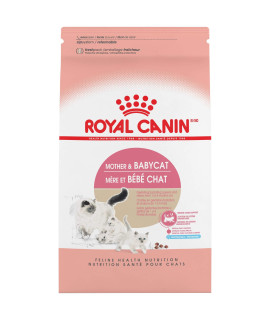 Royal Canin Feline Health Nutrition Mother & Babycat Dry Cat Food for Newborn Kittens and Pregnant or Nursing Cats, 7 lb bag
