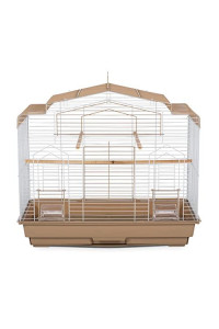 Prevue Pet Products SP50051 Barn Style Bird Cage, Brown/White