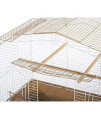 Prevue Pet Products SP50051 Barn Style Bird Cage, Brown/White