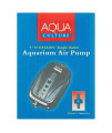 Aqua Culture 5 - 15 Gallon Single Outlet Aquarium Air Pump with Check Valve. Easy To Set Up. Air Output Up To 1200cc Per Minute. (For 5, 6, 7, 8, 9, 10, 11, 12, 13, 14, 15 Gallon Fish Tanks)