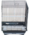 YML A1124MBLK Flat Top Small Parakeet Cage, 11 x 8.5 x 14