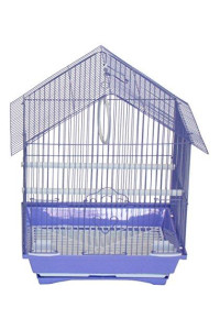 YML A1314MPUR House Top Style Small Parakeet Cage, 13.3 x 10.8 x 17.8