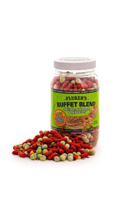 Flukers Buffet Blend Adult Bearded Dragon Veggie Variety Diet, 45 oz (76042)