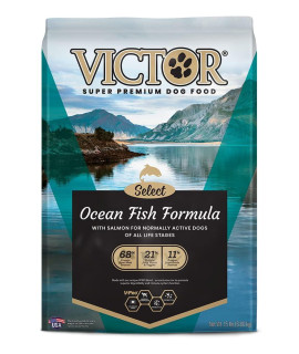 Victor Super Premium Dog Food - Select - Ocean Fish Formula - gluten Free Dry Dog Food for All Normally Active Dogs of All Life Stages