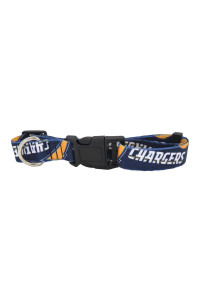 Littlearth Unisex-Adult NFL San Diego chargers Pet collar, Team color, Medium