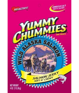 Arctic Paws Salmon Jerky 4-Ounce Yummy Chummies Jerky Treats By Yummy Chummies