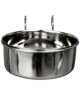 Advance Pet Products Stainless Steel Coop Cups With Hook 20-Ounce By Advance Pet Products