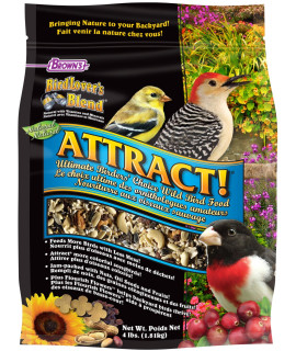 F.M.Brown'S Bird Lover'S Blend Attract! Birders' Choice Ultimate Blend, 4 Lb