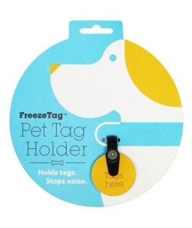 FreezeTag Dog Tag Silencer and Connector, One Size, Graphite