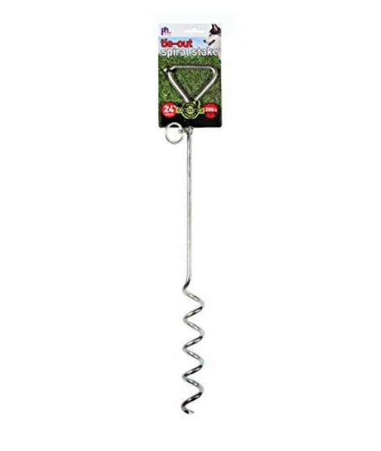 Prevue Pet Products 2112 Heavy-Duty 24 Spiral Tie-Out Stake