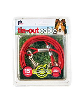 Prevue Pet Products 2119 Medium-Duty 15 Tie-Out Cable