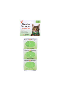 Neater Pet Brands 360-200-HD3 Scooper Refill Bags, green (Pack of 3, 45bags)