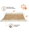 PARTYSAVING |2 Pack| PET Palace 2-in-1 Pet Bed Snooze Tunnel and Mat for Pets Cats Dogs and Kittens for Travel or Home, APL1354, Beige