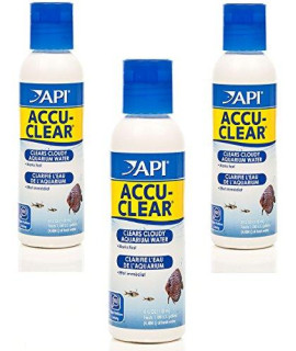 (3 Pack) API Accu-Clear Water Clarifier 8-Ounces Each