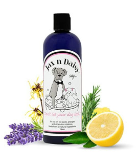 Jax N Daisy Dog Shampoo - gentle and Effective Allergy and Sensitive Skin Shampoo for Dogs - Eliminates Odors, Fleas, and Soothes Itchy Skin - Perfect for Puppies