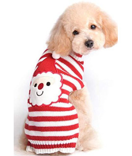 Bobibi Dog Sweater Christmas Santa Pet Cat Winter Knitwear Warm Clothes