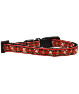 Mirage Pet Products Reindeer Nylon Ribbon cat Safety collar Standard