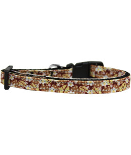 Mirage Pet Products Autumn Leaves Nylon Ribbon cat Safety collar One Size