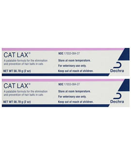 Dechra Cat Lax Cat Hairball Remedies 2Oz (2 Pack)