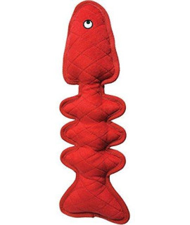 Loopies Red Soak It Freeze It Chilly Floppy Flop Fish Dog Toy 15 Inch