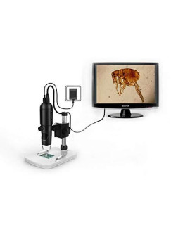 Mustcam 1080P Full HD Digital Microscope, HDMI Microscope, 10x-220x magnification, to Any MonitorTV with HDMI-In, Photo capture, Micro-SD Storage, Pc supported