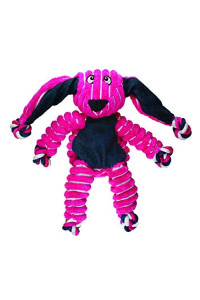 KONG - Floppy Knots Bunny - Internal Knotted Ropes and Minimal Stuffing for Less Mess - For Small/Medium Dogs