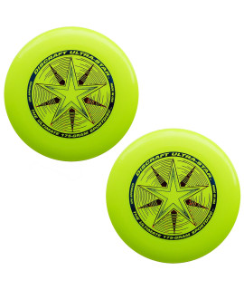 Discraft 175 gram Ultra Star Sport Disc - 2 Pack (Yellow & Yellow)