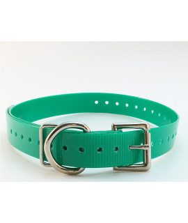 Sparky Pet co - 1 Square Buckle High Flex Replacement collar (green)