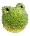 Pet Lou,Dog 4 Inch Ez Squeaky Frog, Small, green for Small Breeds