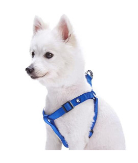 Blueberry Pet Essentials Classic Durable Solid Nylon Step-In Dog Harness, Chest Girth 26 - 39, Royal Blue, Large, Adjustable Harnesses For Puppy Boy Girl Dogs