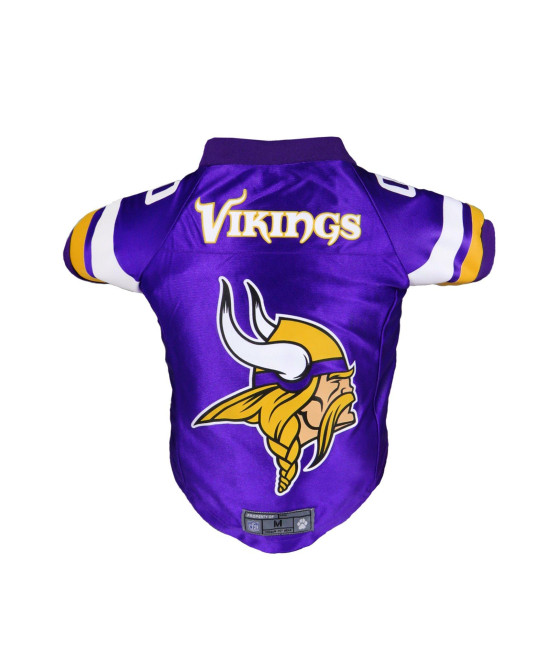 Littlearth Unisex-Adult NFL Minnesota Vikings Premium Pet Jersey, Team color, Small