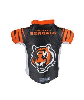 Littlearth Unisex-Adult NFL cincinnati Bengals Premium Pet Jersey, Team color, Small