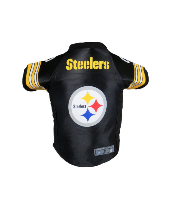 Littlearth Unisex-Adult NFL Pittsburgh Steelers Premium Pet Jersey, Team color, X-Small