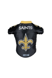 Littlearth Unisex-Adult NFL New Orleans Saints Premium Pet Jersey, Team color, Large