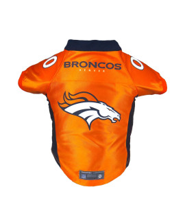 Littlearth Unisex-Adult NFL Denver Broncos Premium Pet Jersey, Team color, Small