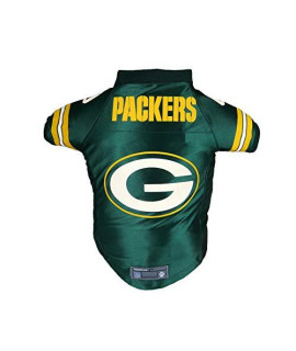Littlearth Unisex-Adult NFL green Bay Packers Premium Pet Jersey, Team color, Large