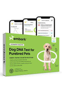 Embark Dog DNA Test for Purebred Pets canine genetic Health Screening & genetic Diversity Score