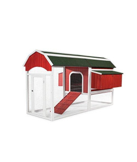 Prevue Pet Products 467 Large Barn Chicken Coop, Red