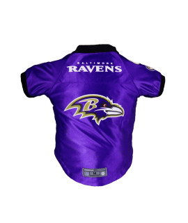 Littlearth Unisex-Adult NFL Baltimore Ravens Premium Pet Jersey, Team color, Small