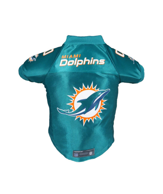 Littlearth Unisex-Adult NFL Miami Dolphins Premium Pet Jersey, Team color, X-Large
