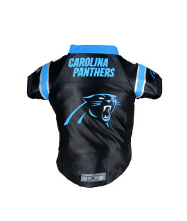 Littlearth Unisex-Adult NFL carolina Panthers Premium Pet Jersey, Team color, Small