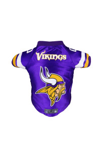 Littlearth Unisex-Adult NFL Minnesota Vikings Premium Pet Jersey, Team color, Large