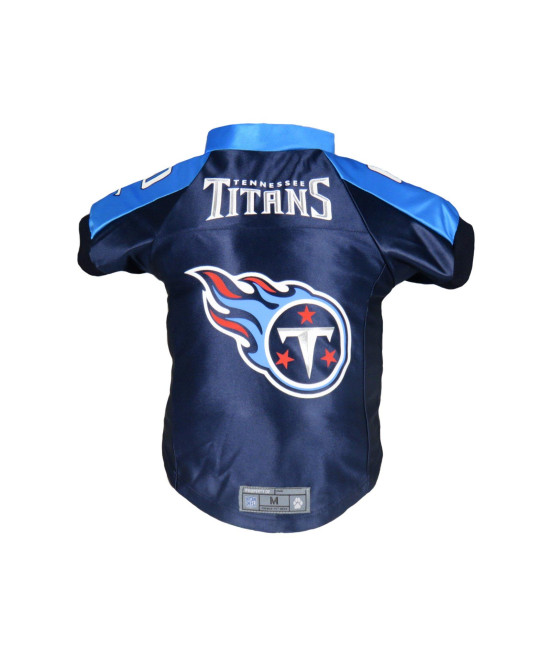 Littlearth Unisex-Adult NFL Tennessee Titans Premium Pet Jersey, Team color, X-Small