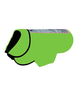 Healers Petcare Neon green Light Weight LED Jacket - Small