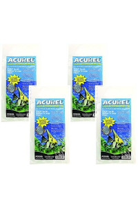 (4 Pack) Acurel LLC Filter Drawstring Lifeguard Media Bag, 4-Inch by 12-Inch