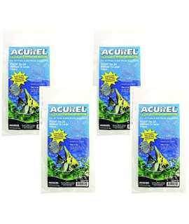 (4 Pack) Acurel LLC Filter Drawstring Lifeguard Media Bag, 4-Inch by 12-Inch
