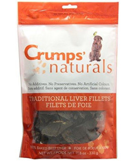 Crumps Naturals Traditional Liver Fillets For Pets 11.6-Ounce By Crumps Naturals